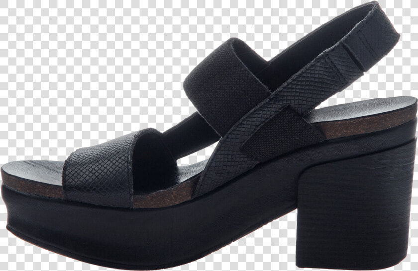 Platform Wedge Heel Indio In Black Inside View Class   High Heels  HD Png DownloadTransparent PNG
