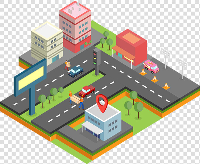 Dumbo Delivery Banner   Isometric City  HD Png DownloadTransparent PNG
