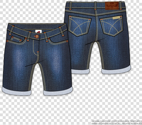 Pocket Clipart Jean Pocket   Jean Shorts Vector  HD Png DownloadTransparent PNG