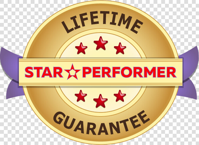 Star Performer Lifetime Warranty   Emblem  HD Png DownloadTransparent PNG