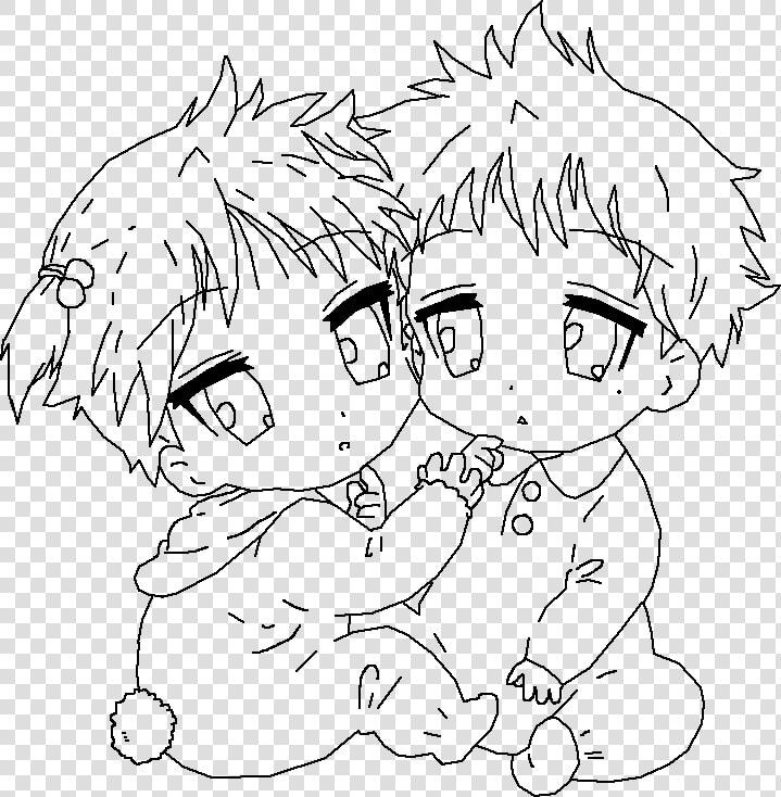 Picture Transparent Download Babies Drawing Princess   Anime Lineart Transparent  HD Png DownloadTransparent PNG
