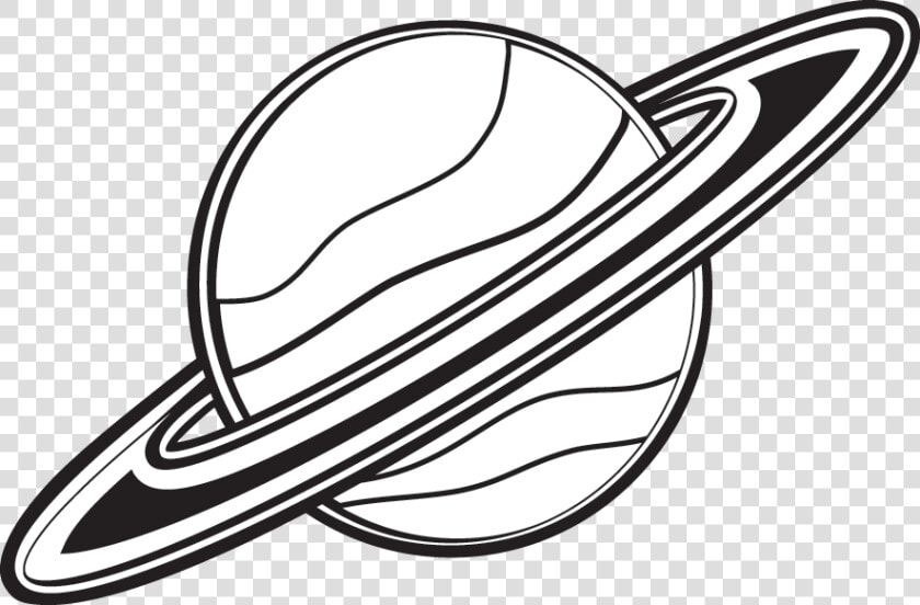 Planets Clipart Black And White   Saturn Black And White  HD Png DownloadTransparent PNG