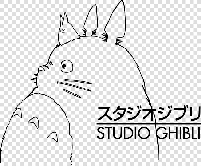 Totoro Studio Ghibli Logo   Png Download   Totoro Studio Ghibli Logo  Transparent PngTransparent PNG