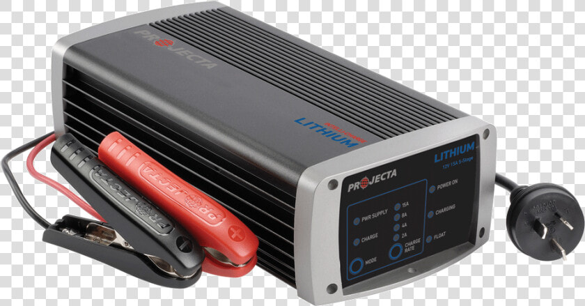 12v Automatic 15 Amp 5 Stage Lithium Battery Charger   Projecta 10 Amp Battery Charger  HD Png DownloadTransparent PNG