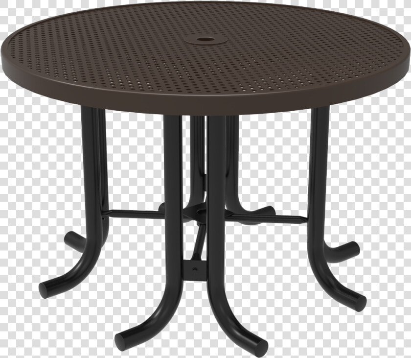 Honeycomb Steel Round Patio Table   Picnic Table  HD Png DownloadTransparent PNG
