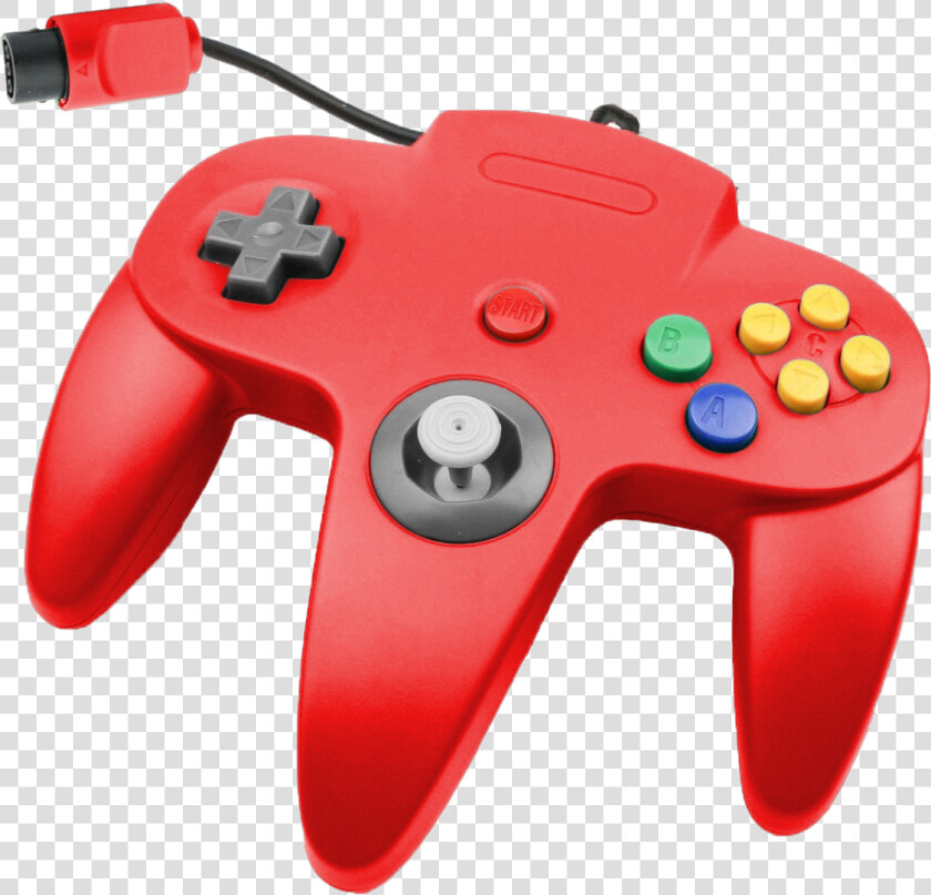 N64 Classic Controller   Red Nintendo 64 Controller  HD Png DownloadTransparent PNG