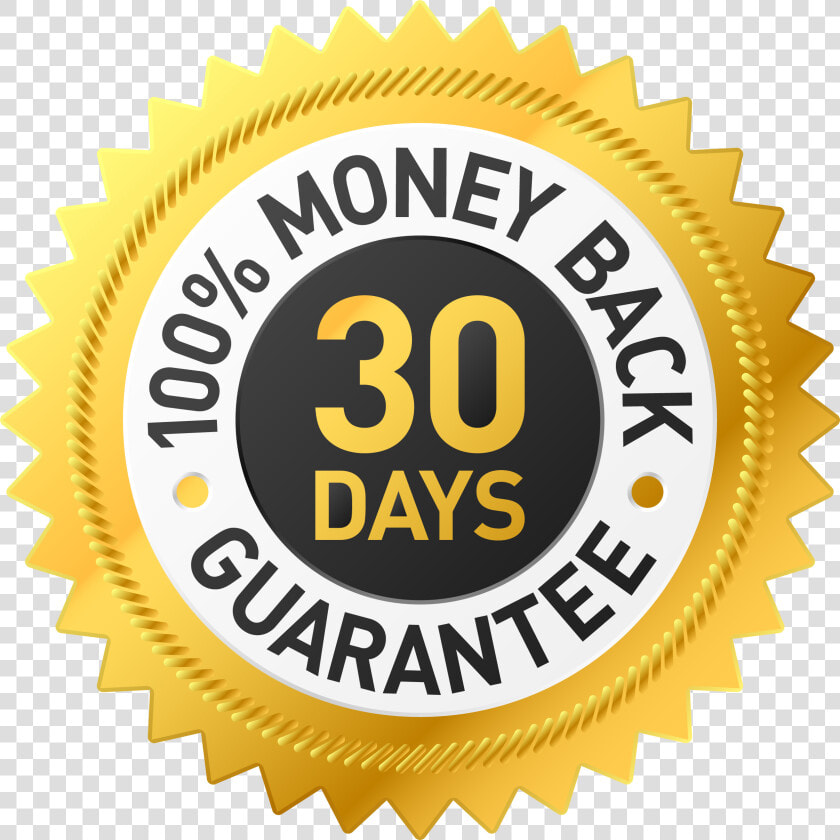 Transparent 100 Satisfaction Guarantee Png   30 Day Money Back Guarantee Badge  Png DownloadTransparent PNG
