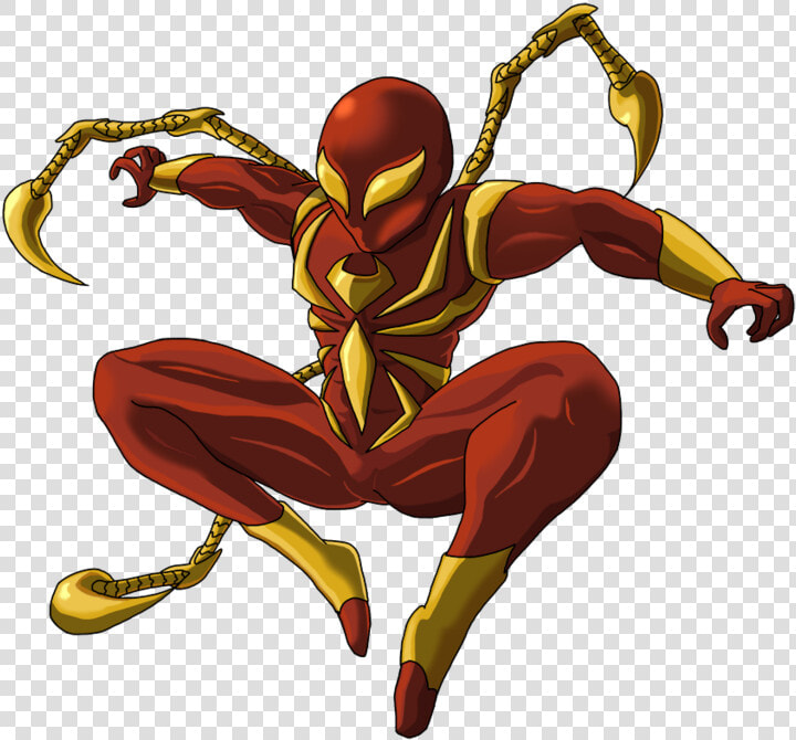Iron Spiderman Png Photo   Iron Spider Web Of Shadows  Transparent PngTransparent PNG