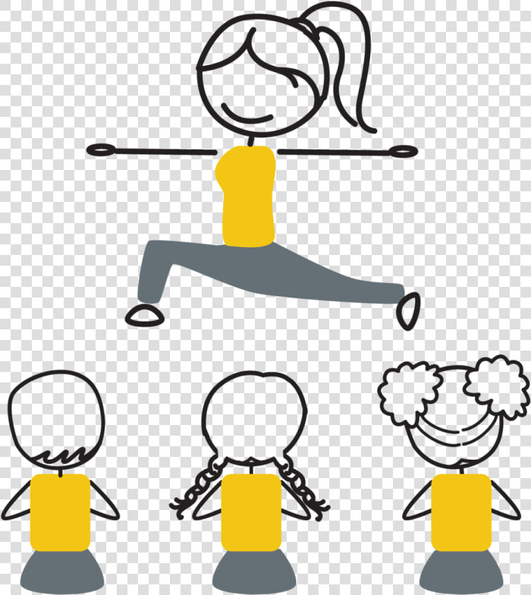 Yoga Teacher And Students   Yoga Teacher Students Graphics  HD Png DownloadTransparent PNG