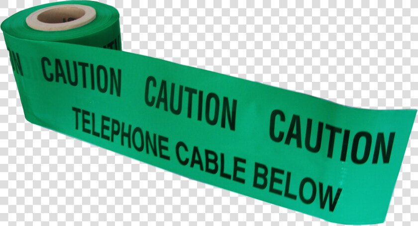 Caution Telephone Cable Below Tape 365m X 150mm  HD Png DownloadTransparent PNG