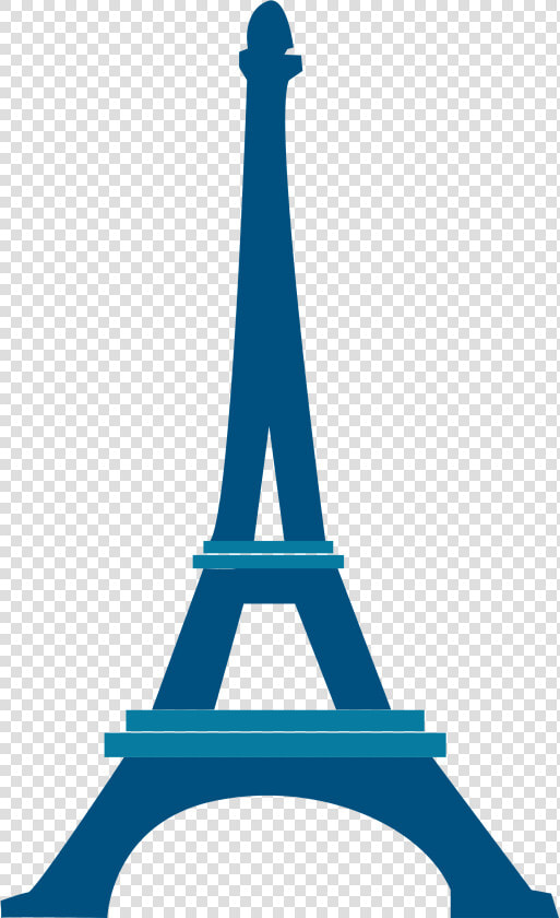 Blue Clipart Eiffel Tower   Tower Eiffel Illustration  HD Png DownloadTransparent PNG