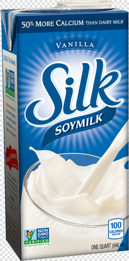 Silk Vanilla Soymilk Shelf   Silk Soy Milk  HD Png DownloadTransparent PNG