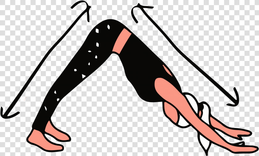 Downward Dog Clipart  HD Png DownloadTransparent PNG