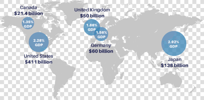 Map Showing Economic Costs Of Insufficient Sleep   World Map  HD Png DownloadTransparent PNG