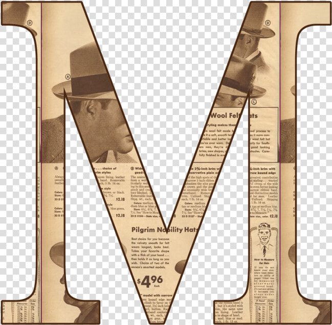 Transparent Scrapbook Clipart   Letra M Png  Png DownloadTransparent PNG