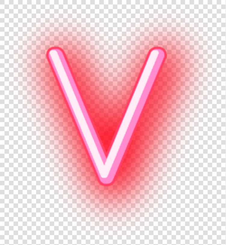 V Letter Png Image   Glowing Neon Letter V  Transparent PngTransparent PNG