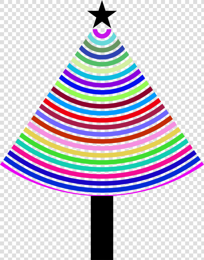 This Free Icons Png Design Of Prismatic Abstract Christmas   Colorful Christmas Tree Clip Art  Transparent PngTransparent PNG
