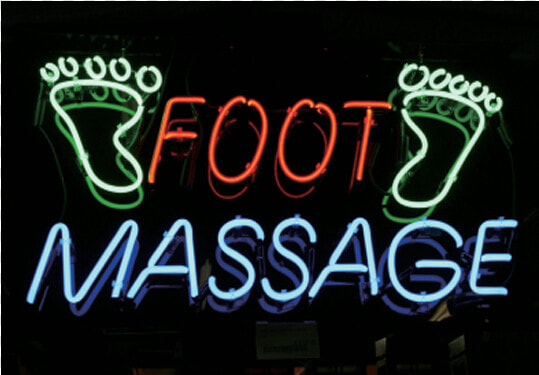 Foot Massage Neon Sign   Neon Sign  HD Png DownloadTransparent PNG