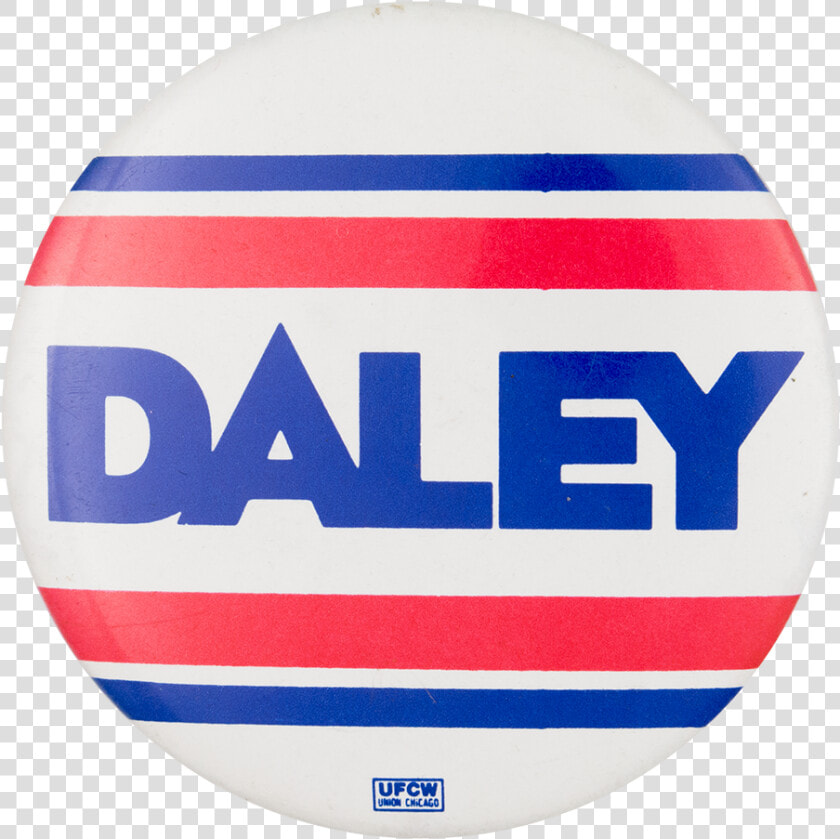 Daley Red And Blue Stripes Chicago Button Museum   Oval  HD Png DownloadTransparent PNG