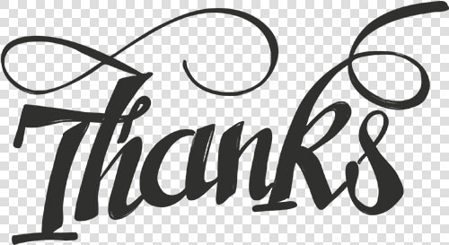 Thanks Word Art   Calligraphy  HD Png DownloadTransparent PNG