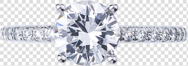 Mark Patterson Platinum Royal Pave Semi mount Diamond  HD Png DownloadTransparent PNG