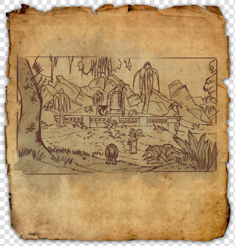 Shadowfen Treasure Map Iv   Clockwork City Eso Treasure Map  HD Png DownloadTransparent PNG