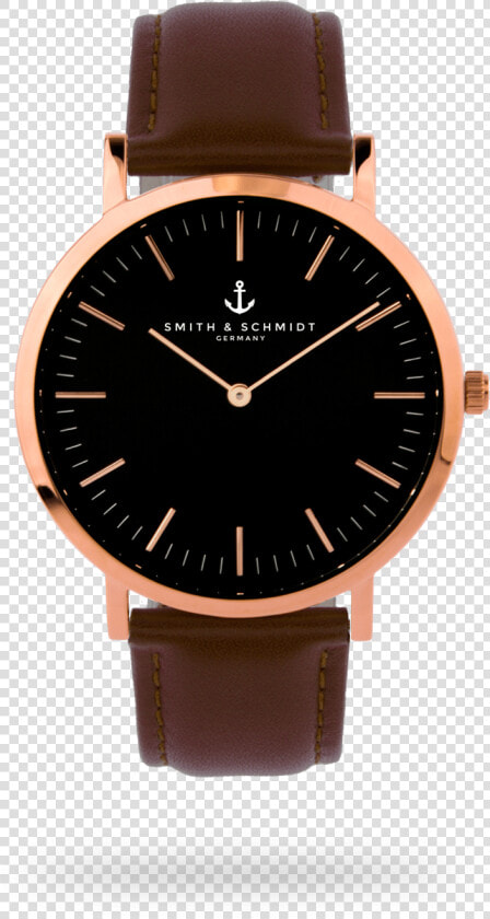 Herrenuhr Schwarz Gold  HD Png DownloadTransparent PNG