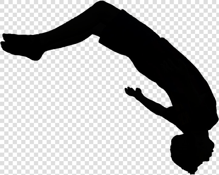Monochrome Photography Silhouette Logo   Backflip Png  Transparent PngTransparent PNG