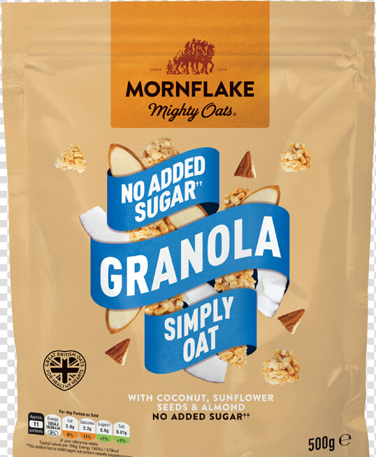 No Added Sugar Granola Simply Oat   Rolled Oats  HD Png DownloadTransparent PNG