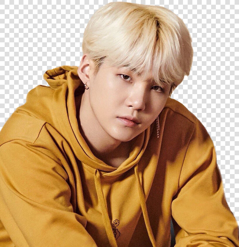 Anyway  Here S A Digital Portrait Of Yoongi  Aka Suga   Min Yoongi Blonde Hair  HD Png DownloadTransparent PNG