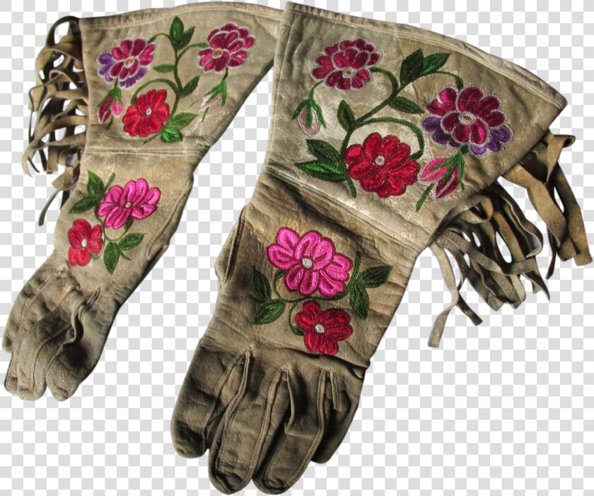 A Very Attractive Pair Of Native American Indian Gauntlets   Barefoot  HD Png DownloadTransparent PNG