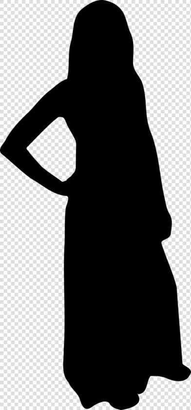 Person Clipart Silhouette Woman Free Images   Woman With Hijab Silhouette  HD Png DownloadTransparent PNG