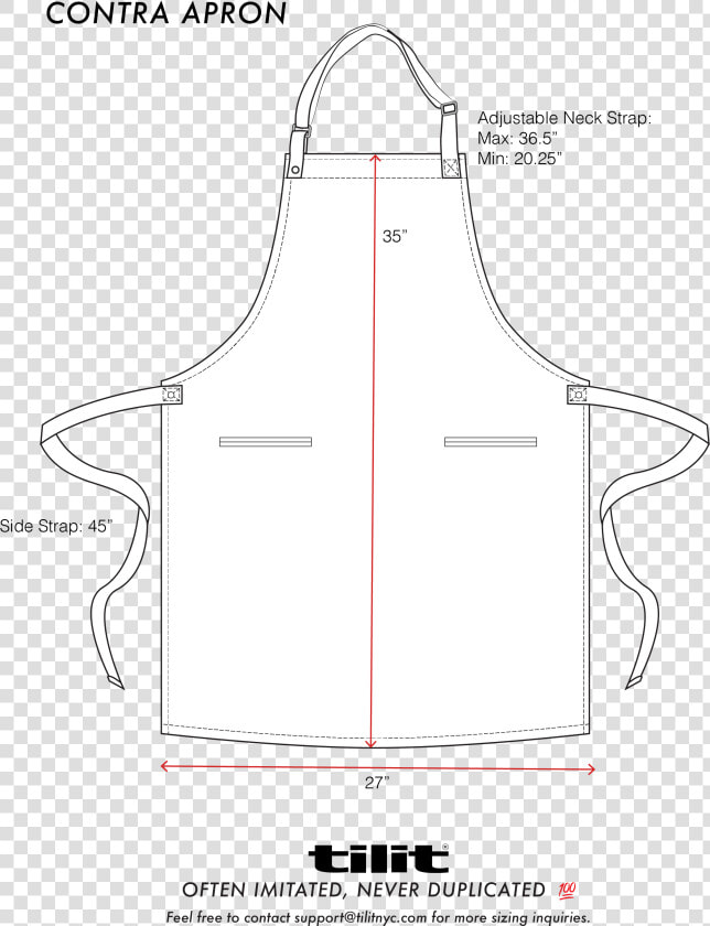 Freeuse Contra Aprons Size Chart  HD Png DownloadTransparent PNG
