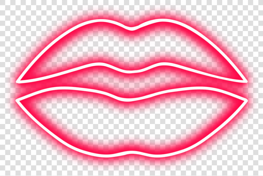  neon  love  red  lip  lip   Lips Kiss Png Gif  Transparent PngTransparent PNG