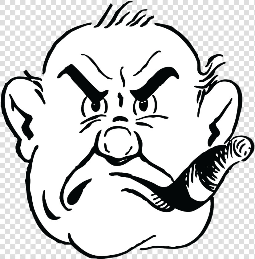 Transparent Angry Man Png   Gruff Clipart  Png DownloadTransparent PNG