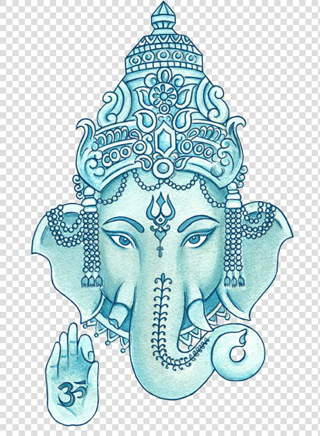 Ganesha Vector Watercolor   Elephant Buddhism  HD Png DownloadTransparent PNG