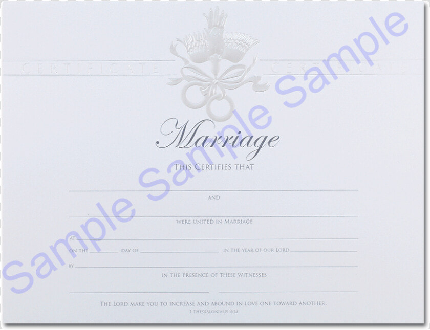 Wedding Certificate   Pearly Dove   Floral Design  HD Png DownloadTransparent PNG