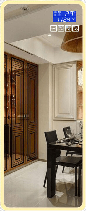 Frameless Dressing Vanity Mirror 1   Screen Door  HD Png DownloadTransparent PNG
