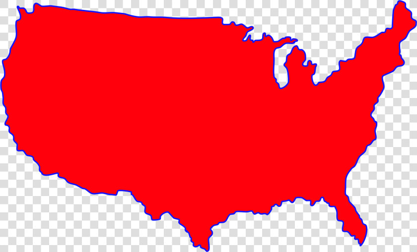 Transparent Us Map Icon Png   Usa Map Vector  Png DownloadTransparent PNG