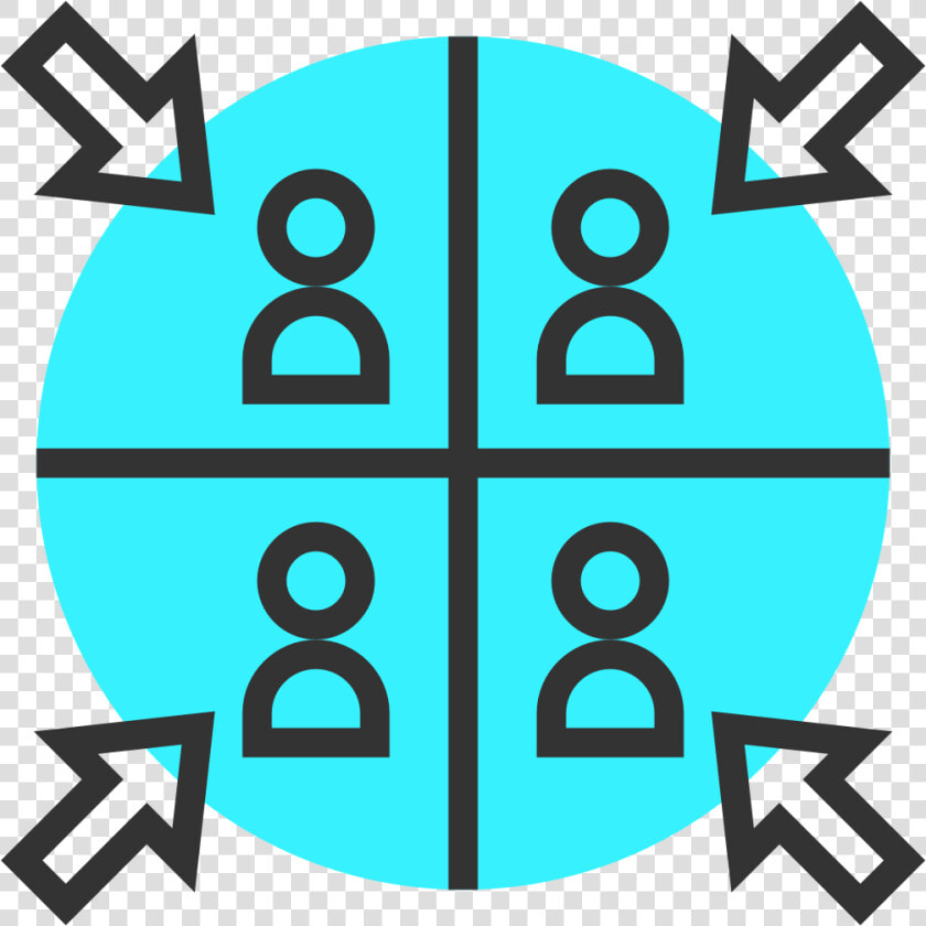 Arrows Aimed Person Icon  HD Png DownloadTransparent PNG