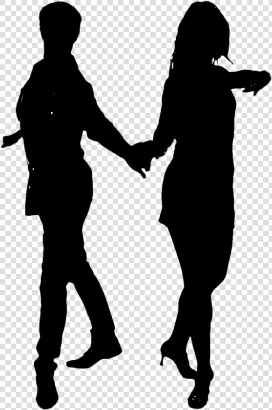 Running Person Silhouette Front   Png Download   Lady And Gentleman Silhouette  Transparent PngTransparent PNG