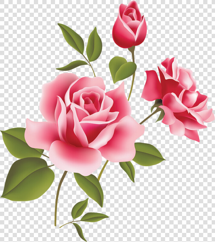 Clip Art Dark Pink Roses   Pink Rose Clipart  HD Png DownloadTransparent PNG