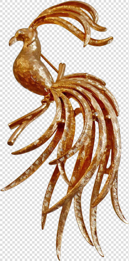Vintage Fantasy Bird Brooch   Brooch Transparent Png  Png DownloadTransparent PNG