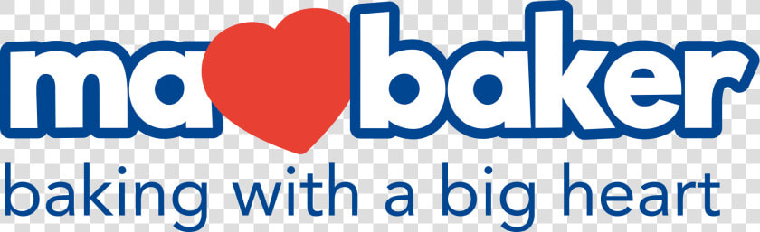 Ma Baker Logo And Tagline Baking With A Big Heart  HD Png DownloadTransparent PNG