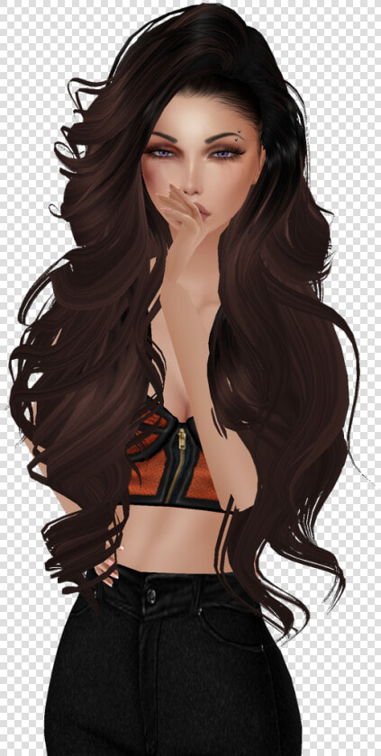 Cr Kineve Imvu Onfleek Ootd Single Lady Smokinhot Imvu   Girl  HD Png DownloadTransparent PNG