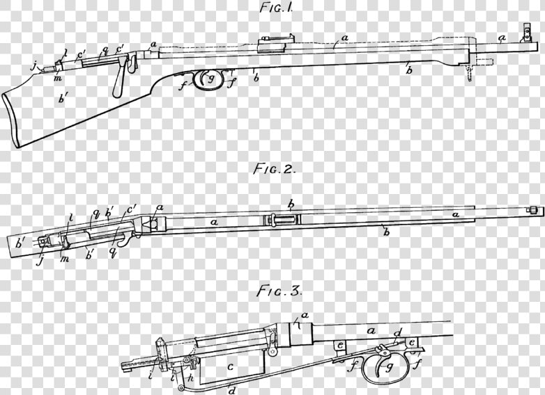 Thorneycroft Carbine  Patent 14622 Of July 18  1901   Thorneycroft Bullpup Carbine  HD Png DownloadTransparent PNG