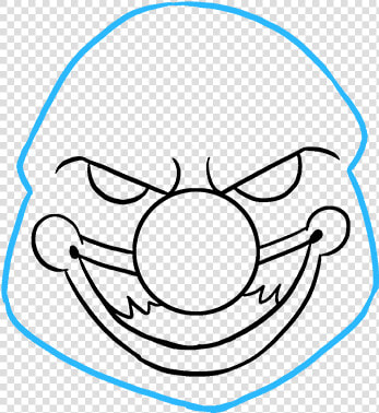 How To Draw Scary Clown   Clown Png Draw  Transparent PngTransparent PNG