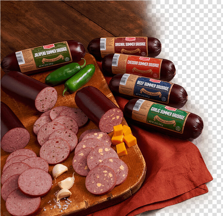 Klements Beef Summer Sausage   Cervelat  HD Png DownloadTransparent PNG