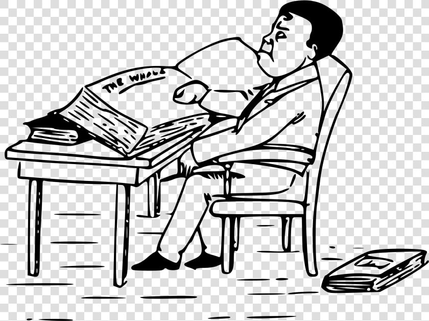 Man Reading Books Clip Arts   Man Reading Book Clipart Black And White  HD Png DownloadTransparent PNG