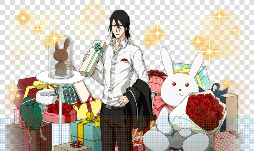 Rukia’s Chocolate Bunny And Wakame Ambassador Why Are   Bleach Brave Souls Hisagi Png  Transparent PngTransparent PNG